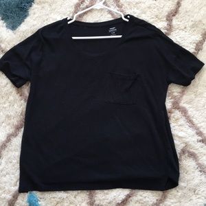 Black Old Navy Boyfriend Top